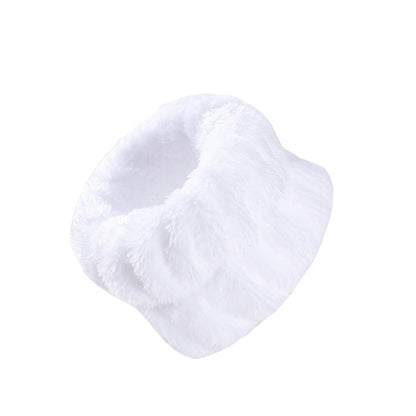 Solid Color Plush Wrist Strap Face Wash Flannel